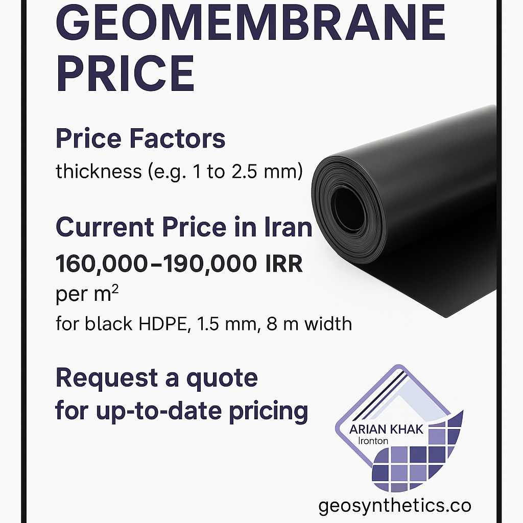 متغیرهای تاثیرگذار بر روند قیمت ژئوممبران بازار داخلی